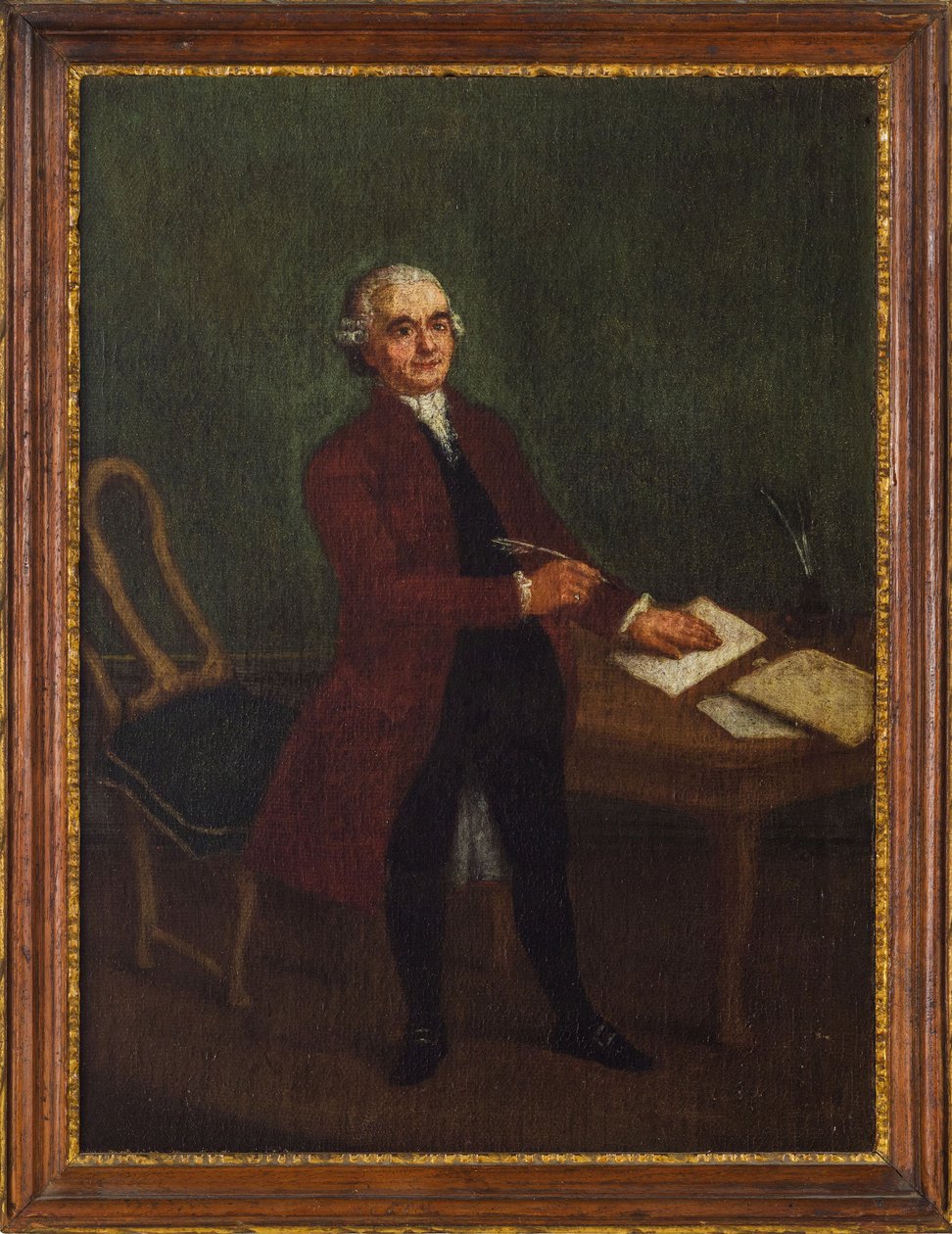 Portrét Melchiorre Cesarottiho 1730-1808, 60. léta 18. století. od Pietro Longhi