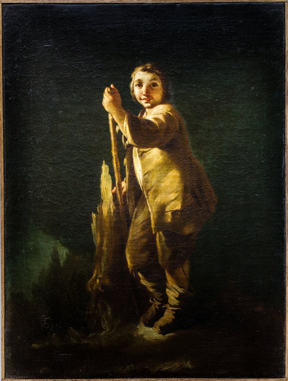Stojící pastýř, asi 1740 (olej na plátně) od Pietro Longhi