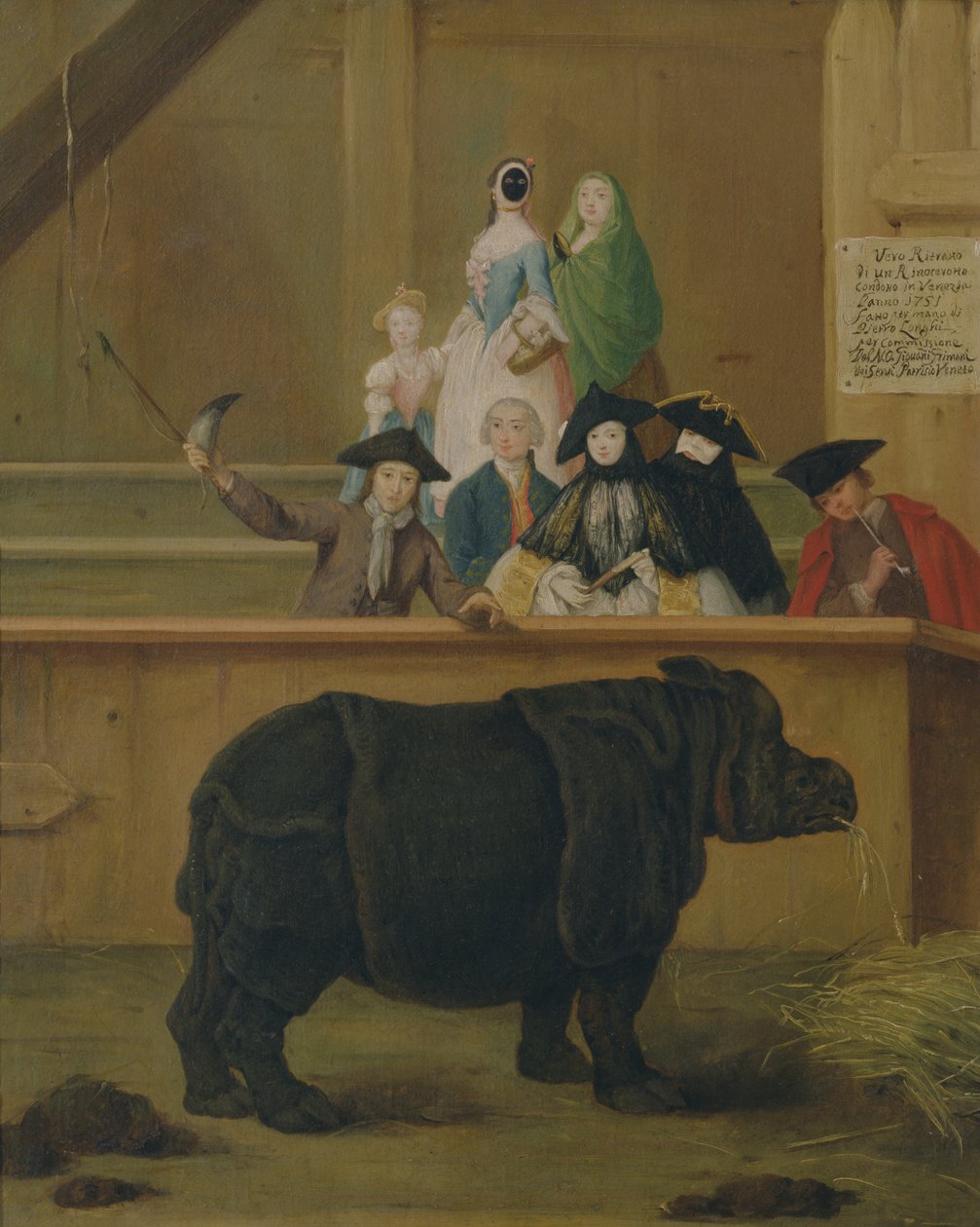 Nosorožec, 1751 od Pietro Longhi