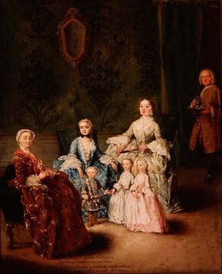 The Sagredo Family (olej na plátně) od Pietro Longhi