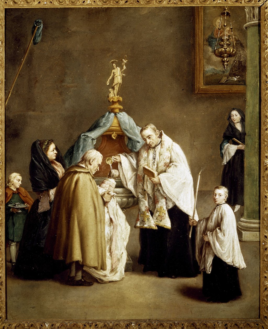 Křest od Pietro Longhi