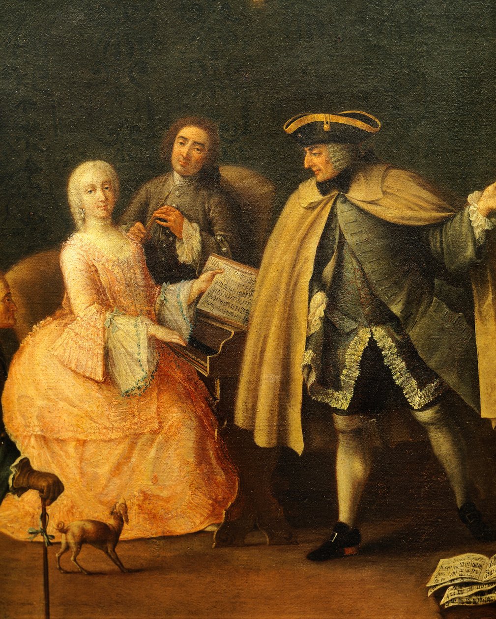 Učitel hudby, Pietro Longhi (1701-1785) od Pietro Longhi