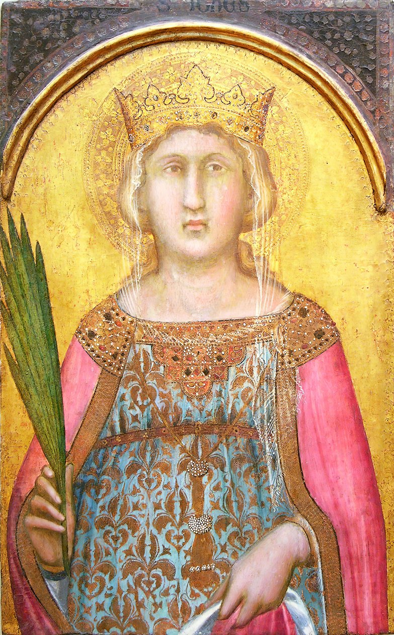 Svatá Kateřina Alexandrijská, krátce po roce 1342. od Pietro Lorenzetti