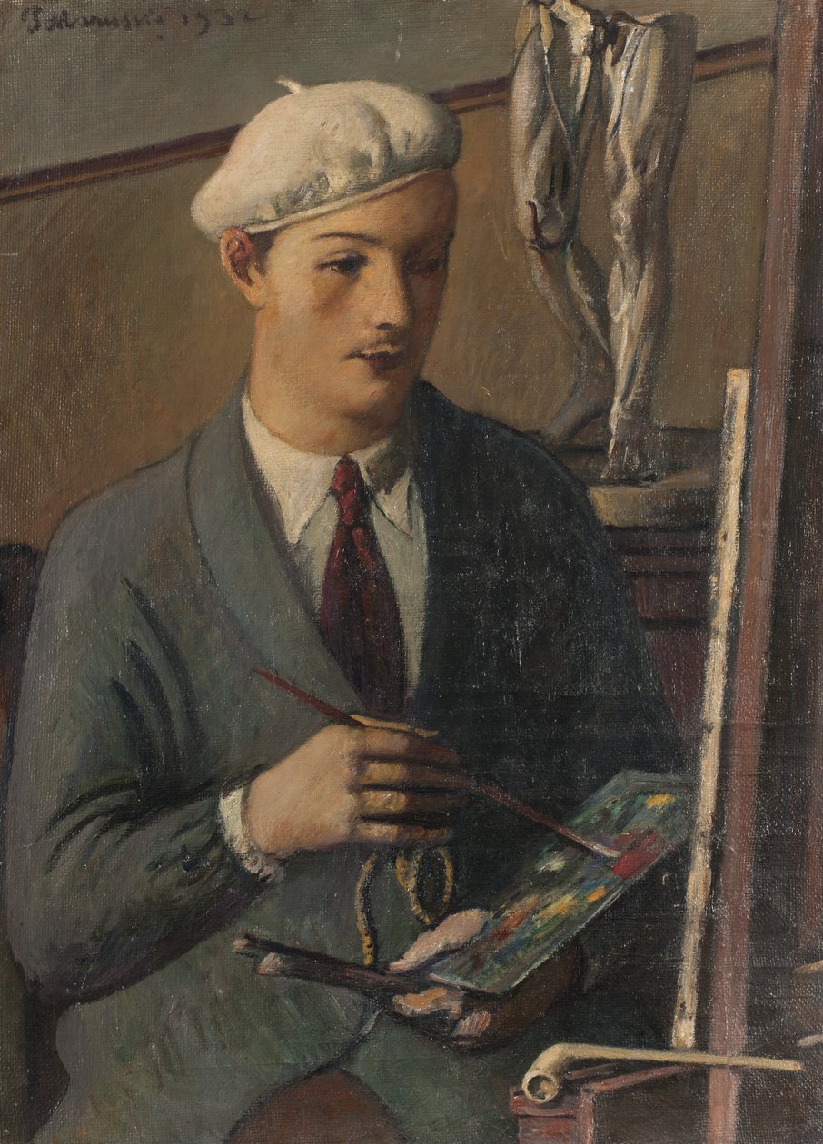 Portrét mladého malíře, 1932 od Pietro Marussig