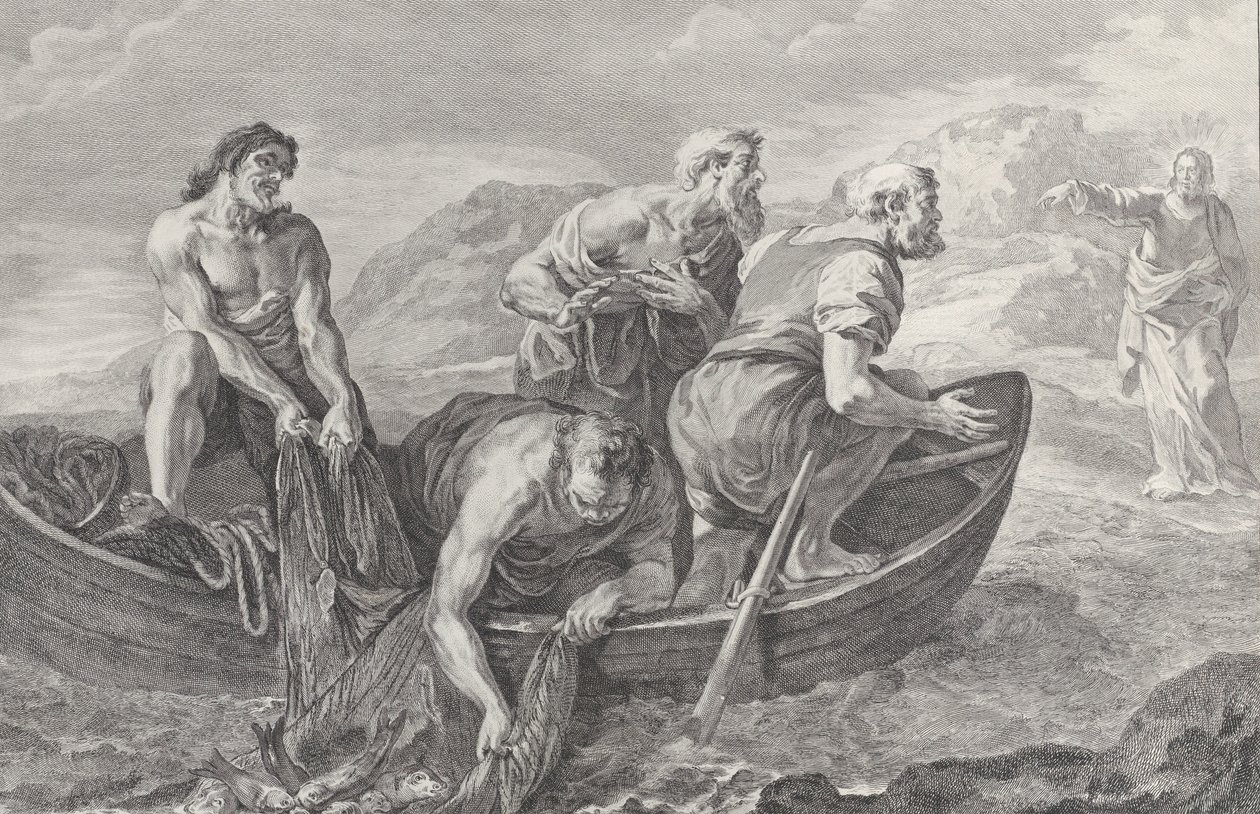 [Povolání svatého Petra a Ondřeje], 1730-50. od Pietro Monaco
