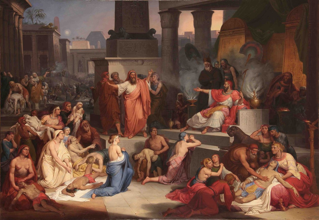 Smrt prvorozeného Egypta, 1838-1839 od Pietro Paolétti