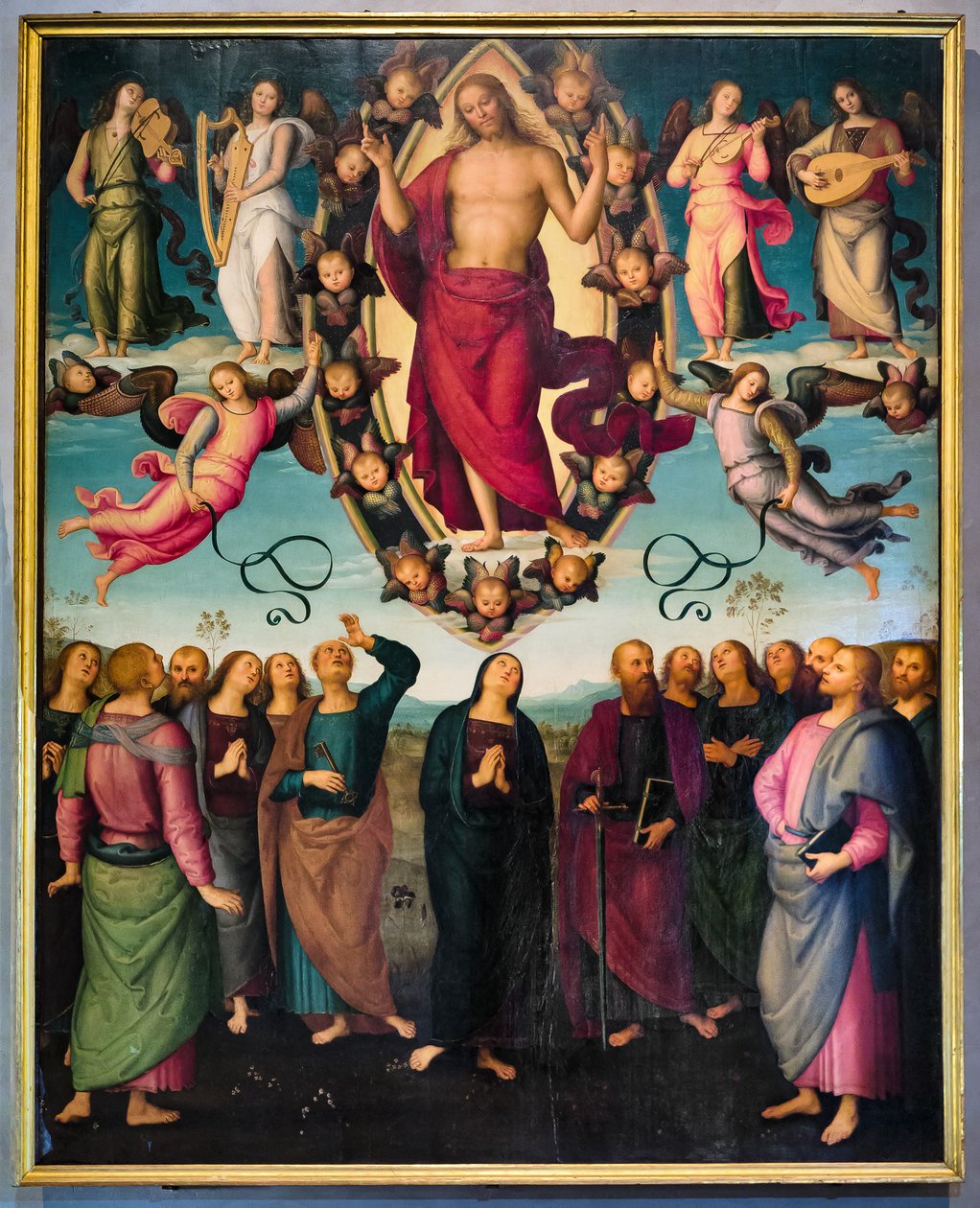 Nanebevstoupení Krista od Pietro Perugino