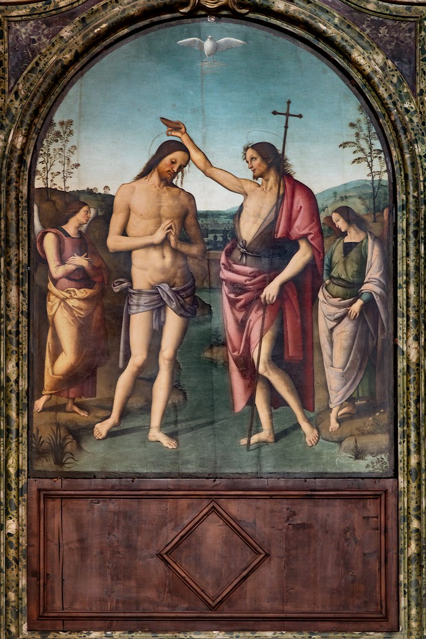 Křest Kristův od Pietro Perugino