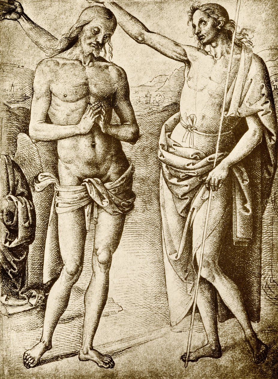 Křest Kristův od Pietro Perugino