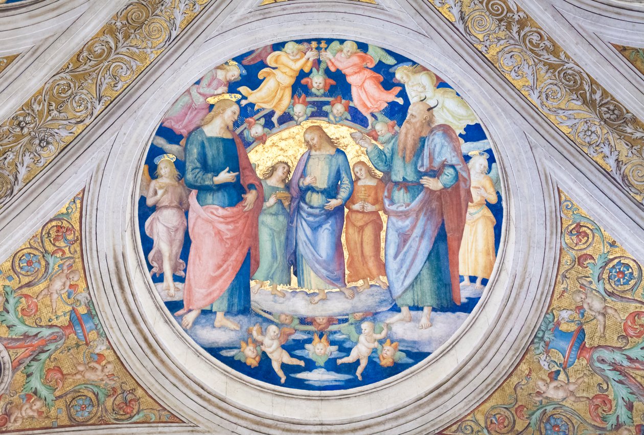 Kristus pokoušen ďáblem od Pietro Perugino