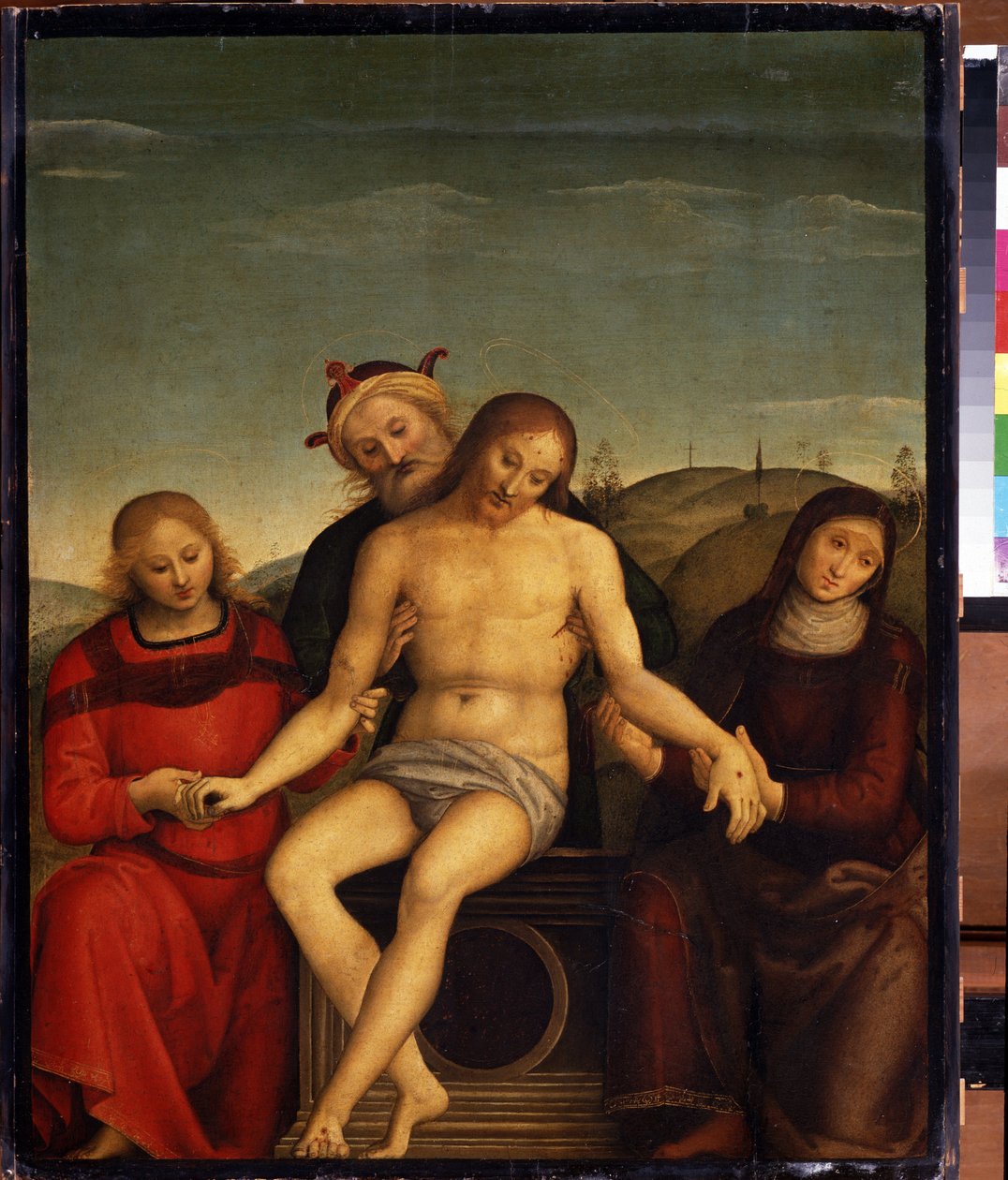 Soucit. Peinture de Pietro od Cristofora Vannucciho dit Le Perugin (Il Perugino od Pietro Perugino