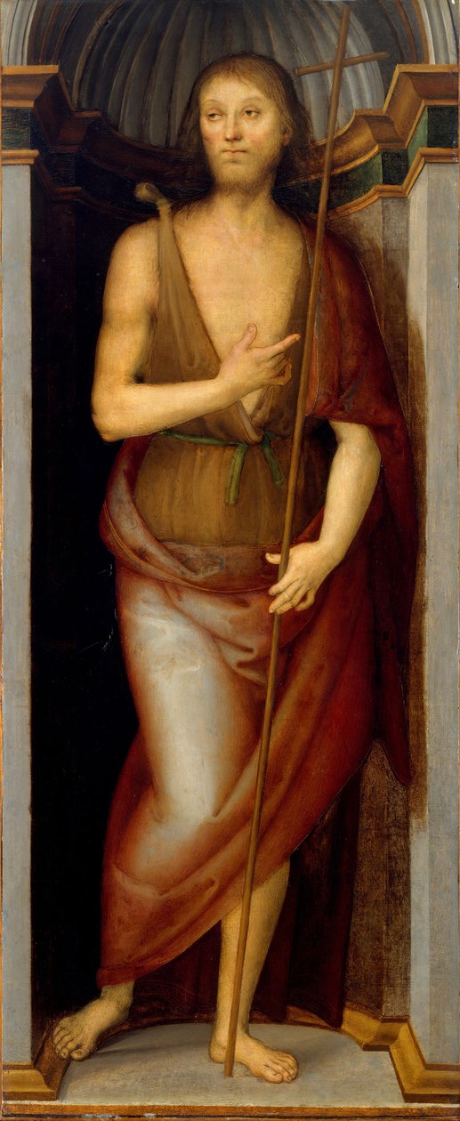 Svatý Jan Křtitel, svatá Lucie. od Pietro Perugino
