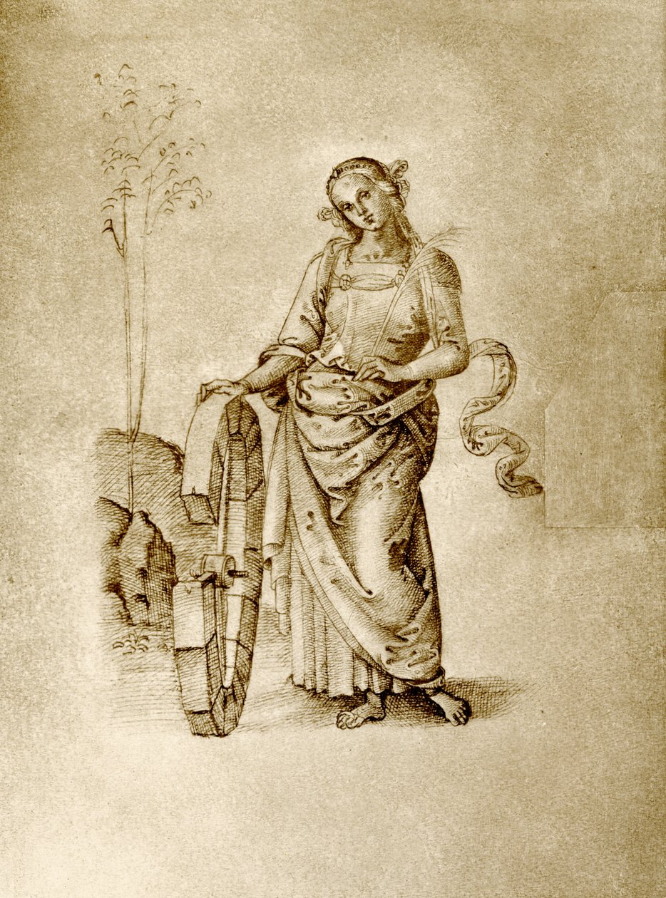 Svatá Kateřina od Pietro Perugino