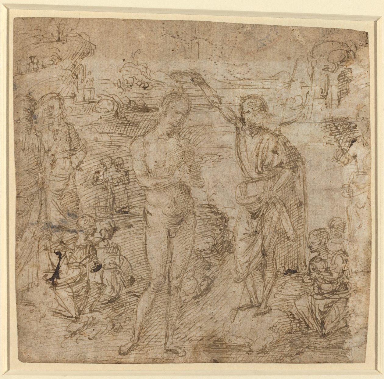 Křest Kristův od Pietro Perugino