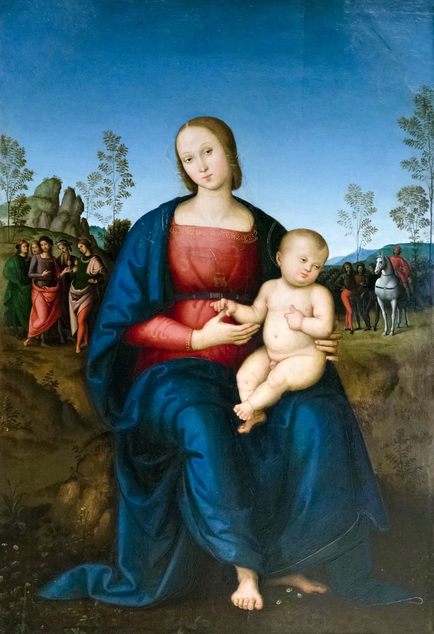 Panna s dítětem od Pietro Perugino