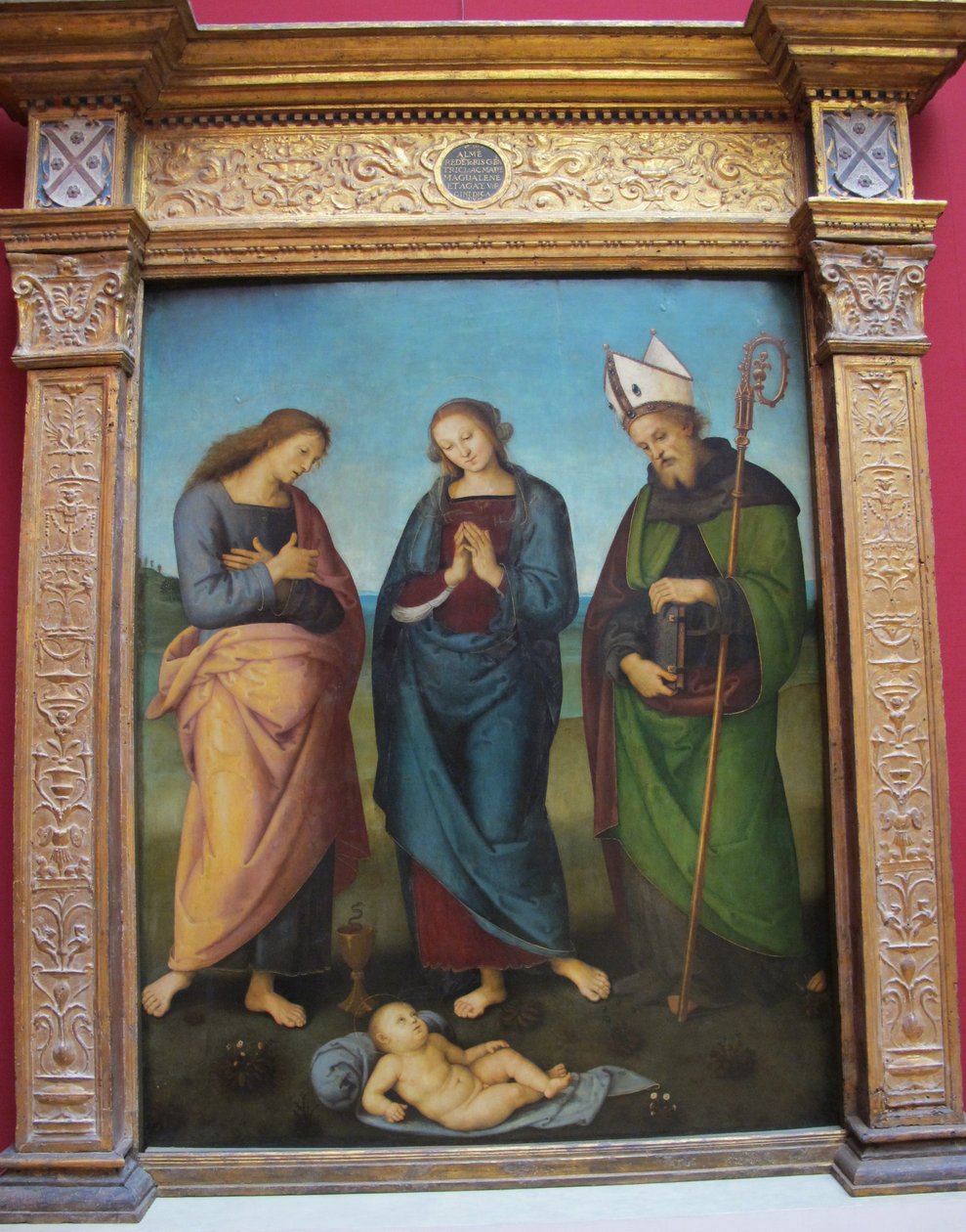 Klanění dítěti od Pietro Perugino