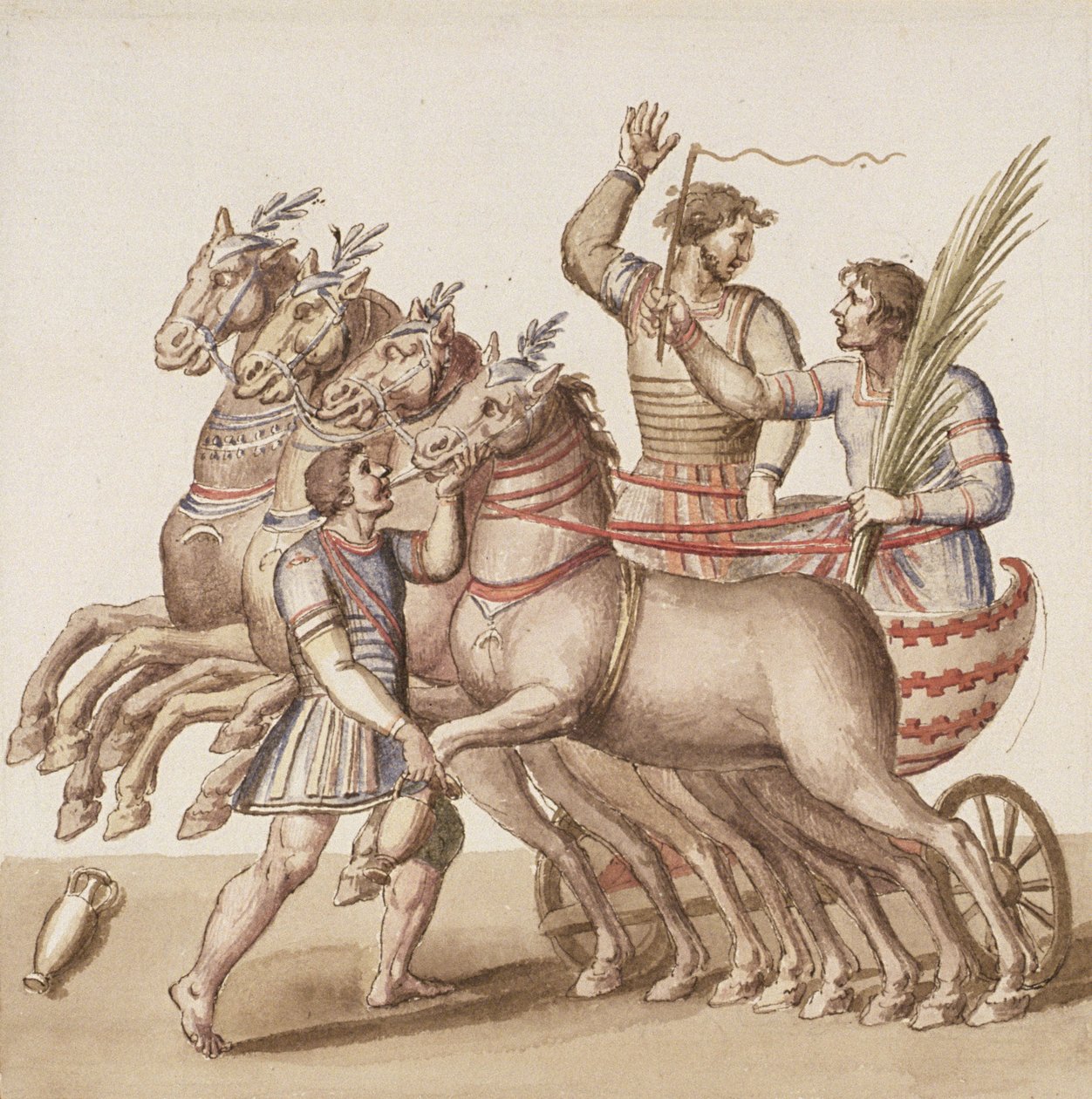 Gladiátory Ms Gen 1496 Plate CXIII od Pietro Santi Bartoli