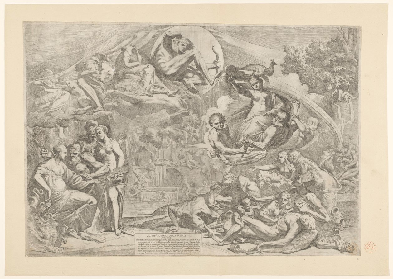 Alegorie léta The Four Seasons (název série) od Pietro Testa