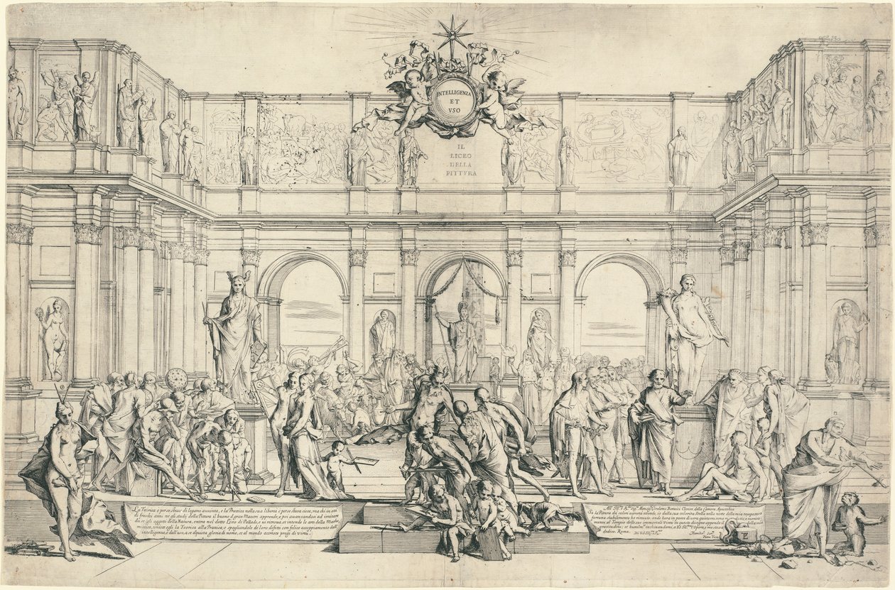 Malířské lyceum od Pietro Testa