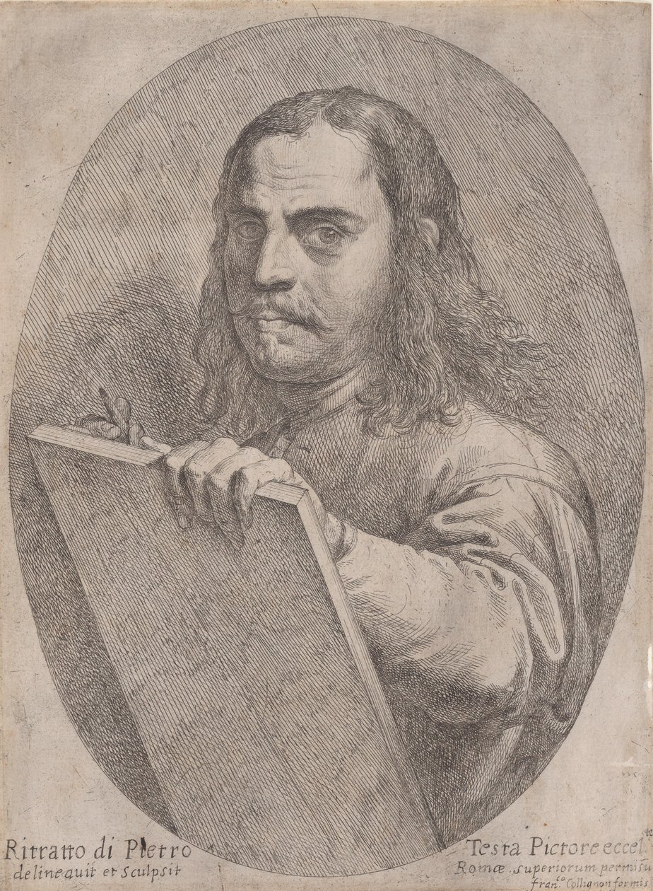Autoportrét, ca. 1645. od Pietro Testa