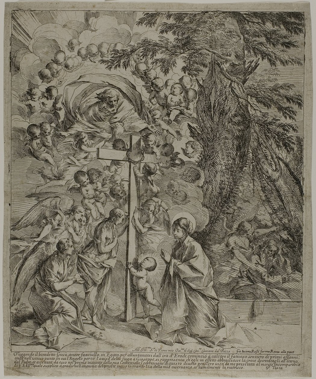 Sen svatého Josefa od Pietro Testa