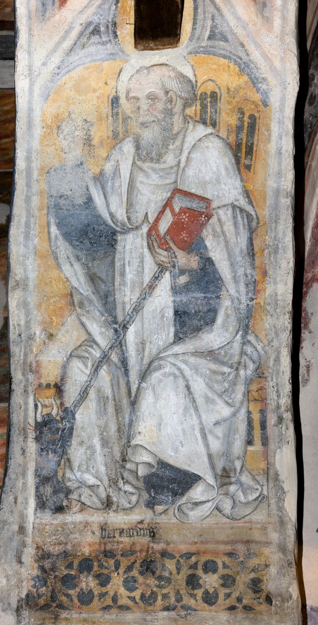 Svatý Bernard z Clairvaux, opat od Pietro da (15th century) Saluzzo