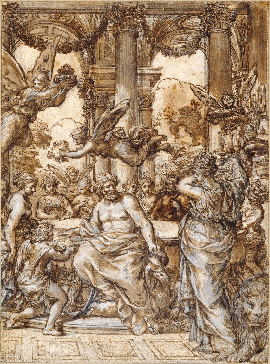 Kybelé před Radou bohů od Pietro da Cortona