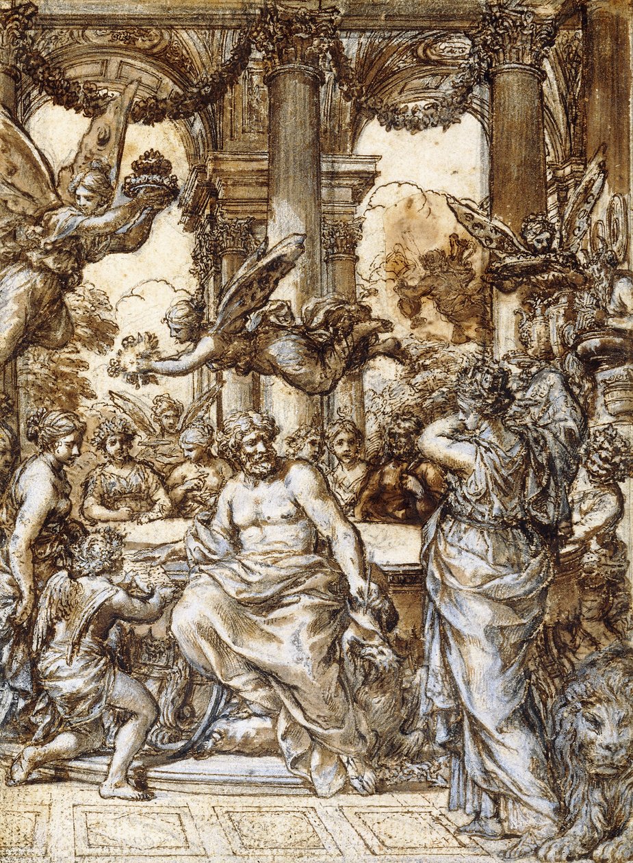 Kybele před Radou bohů, od Pietro da Cortona