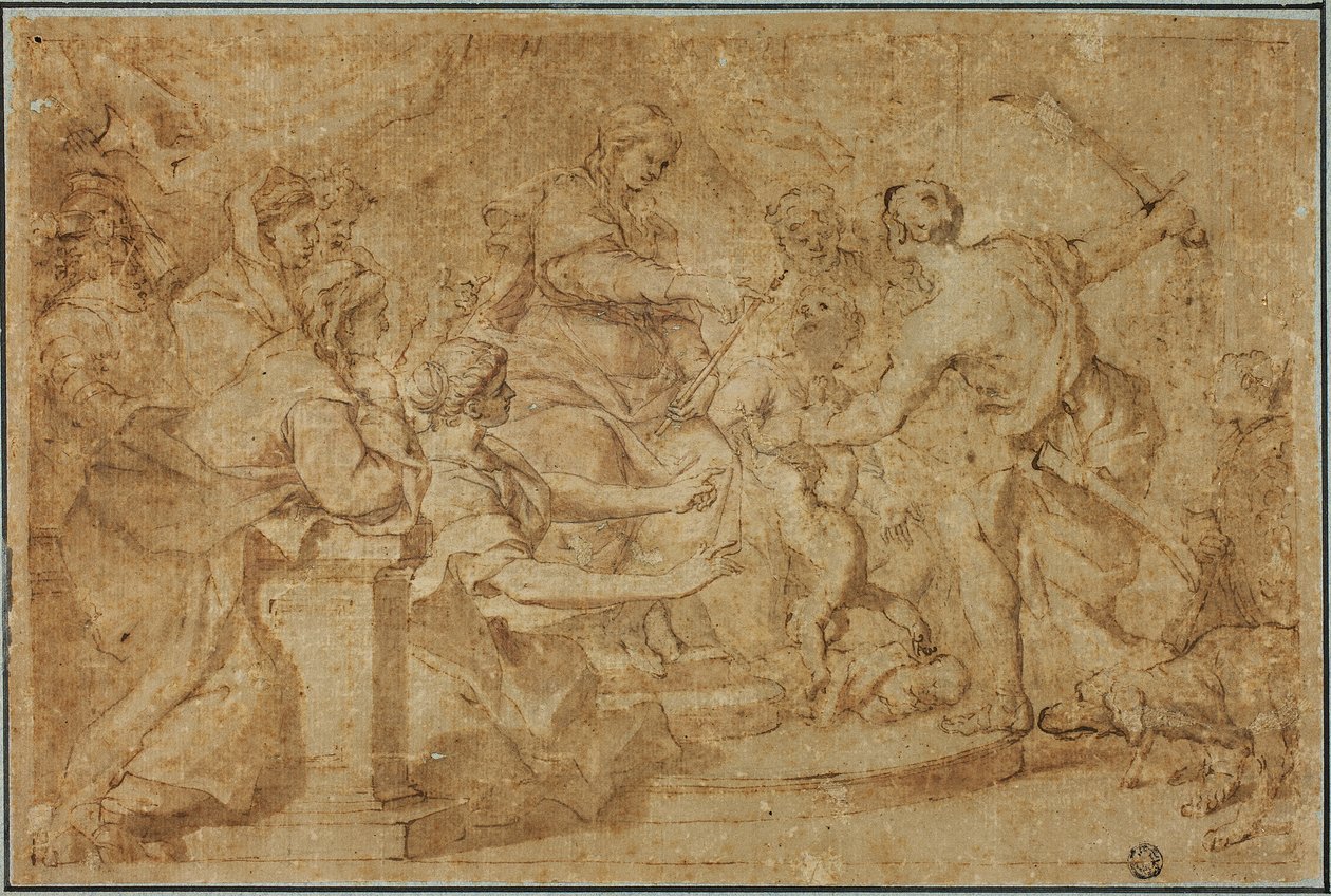 Šalamounův soud od Pietro da Cortona