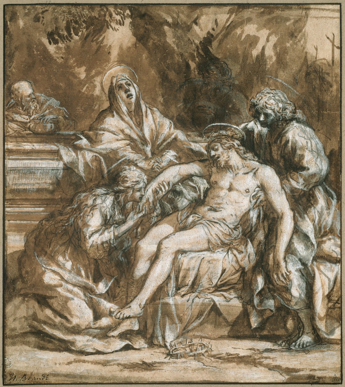 Pláč nad mrtvým Kristem od Pietro da Cortona