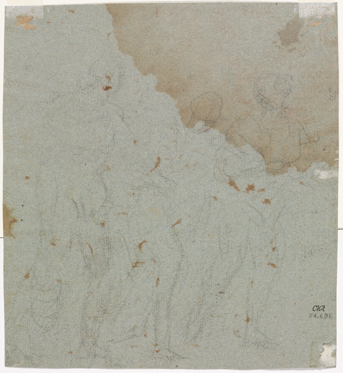Skica pro Lota a jeho dcery, 1600. od Pietro da Cortona