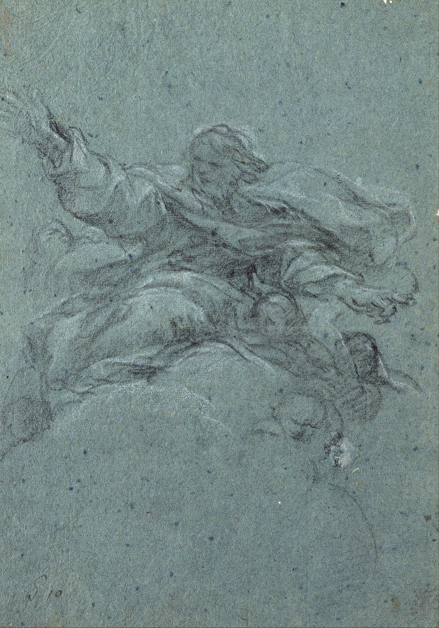 Studium Boha Otce od Pietro da Cortona