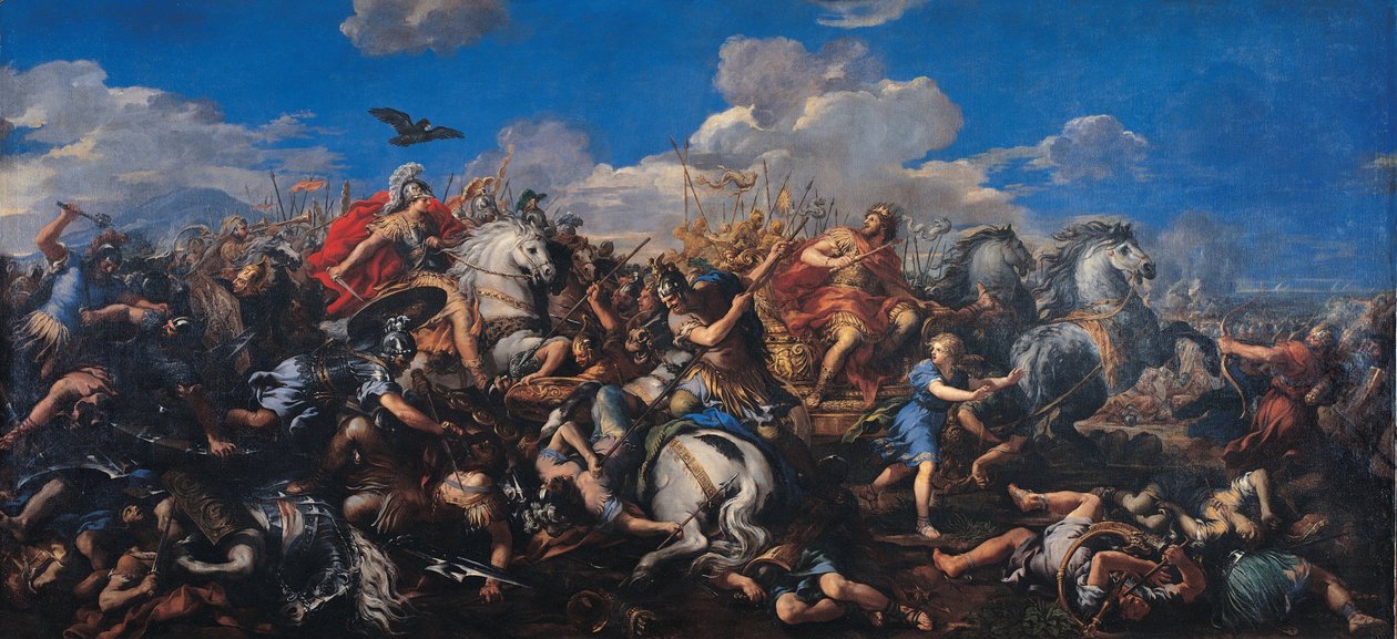 Bitva Alexander versus Darius, 1644-1655 od Pietro da Cortona