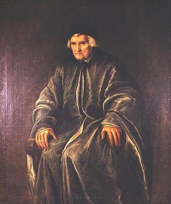 Portrét Dr. Zaccaria dal Pozzo († 1561), ve věku 102 let od Pietro de Mariscalchi