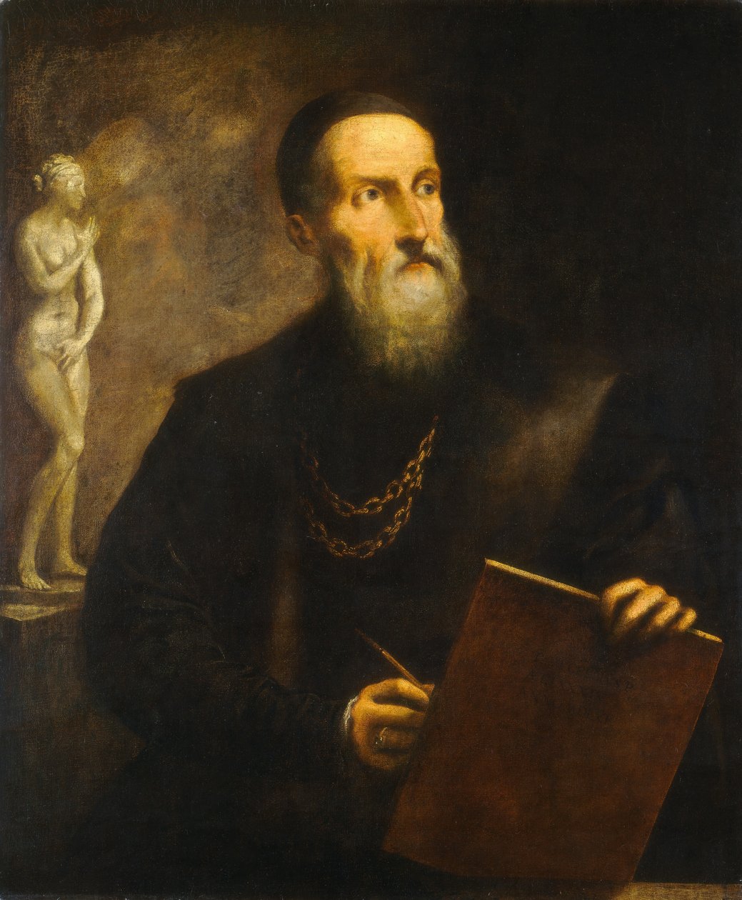 Imaginární autoportrét Tiziana, pravděpodobně 50. léta 17. století. od Pietro della Vecchia