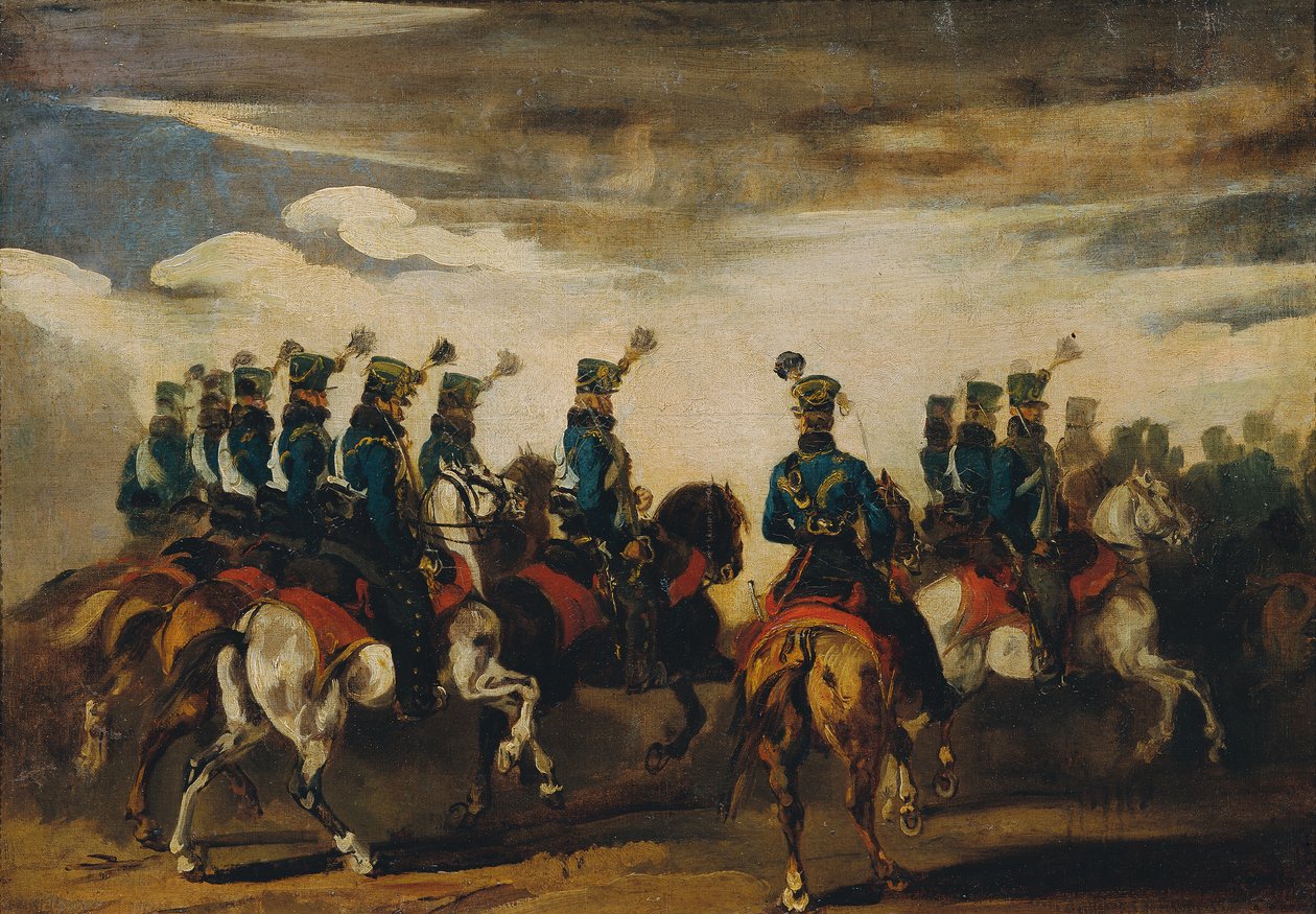 Rakouští modří husaři od Piotr von Michalowski