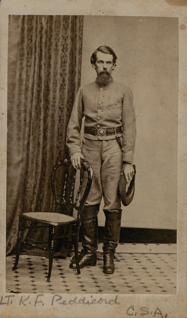 Kellion F. Peddicord, poručík, společnosti B, 2. Kentucky Cavalry (společník) od Pittsburg Cargo
