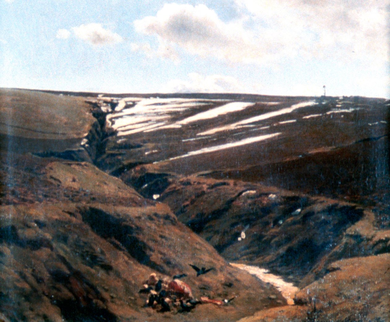 Tání sněhu, 1884-1895 od Pál Szinyei Merse