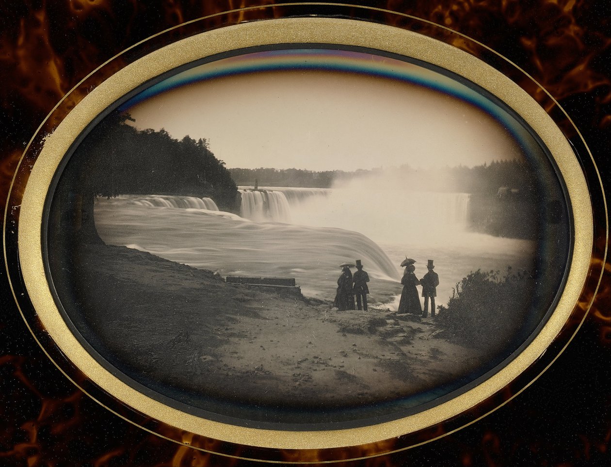 Scéna u Niagarských vodopádů od Platt D. Babbitt