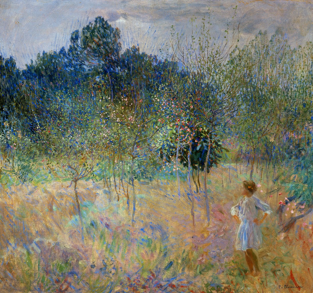 Země v květu neboli duben 1910 od Plinio Nomellini