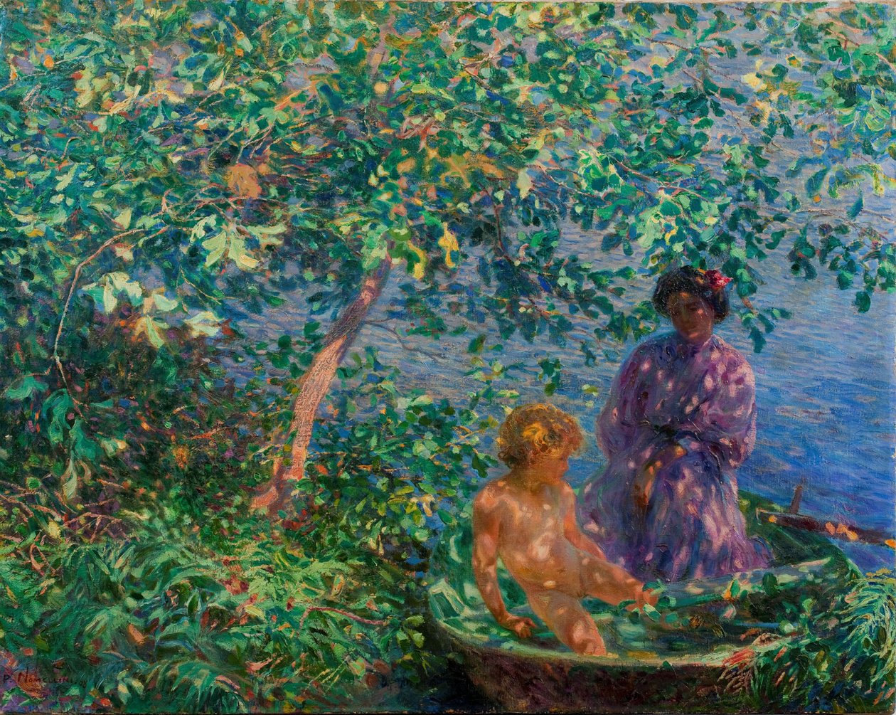Polibky slunce, 1908. od Plinio Nomellini