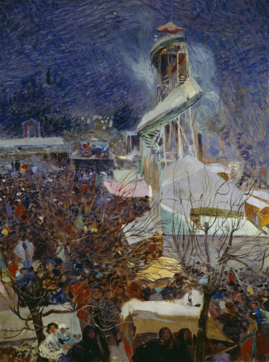 Veletrh v Pietrasantě od Plinio Nomellini