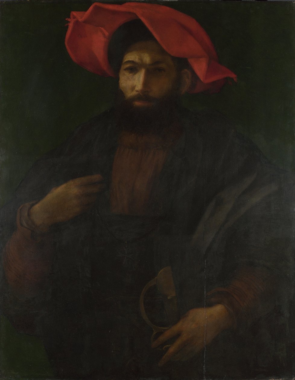 Rytíř svatého Jana, asi 1530 od Polidoro da Caravaggio