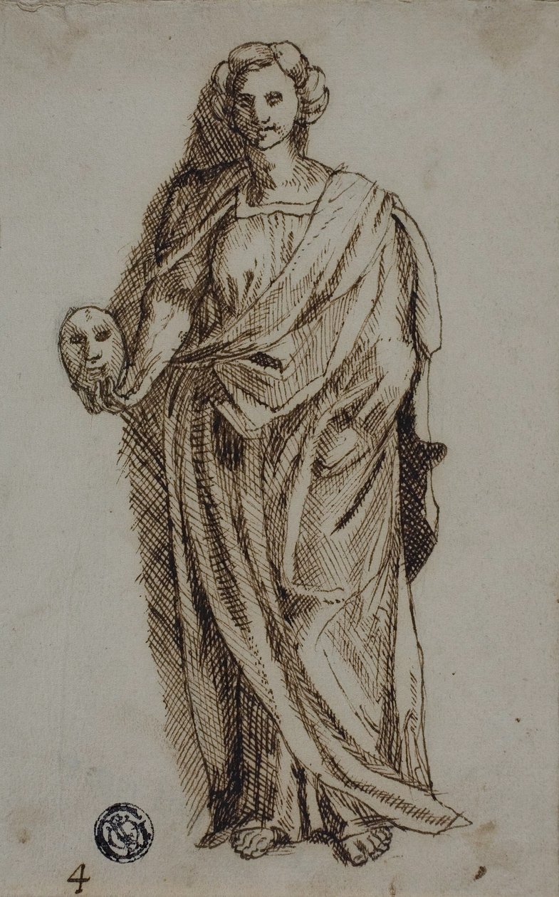 Melpomene od Polidoro da Caravaggio