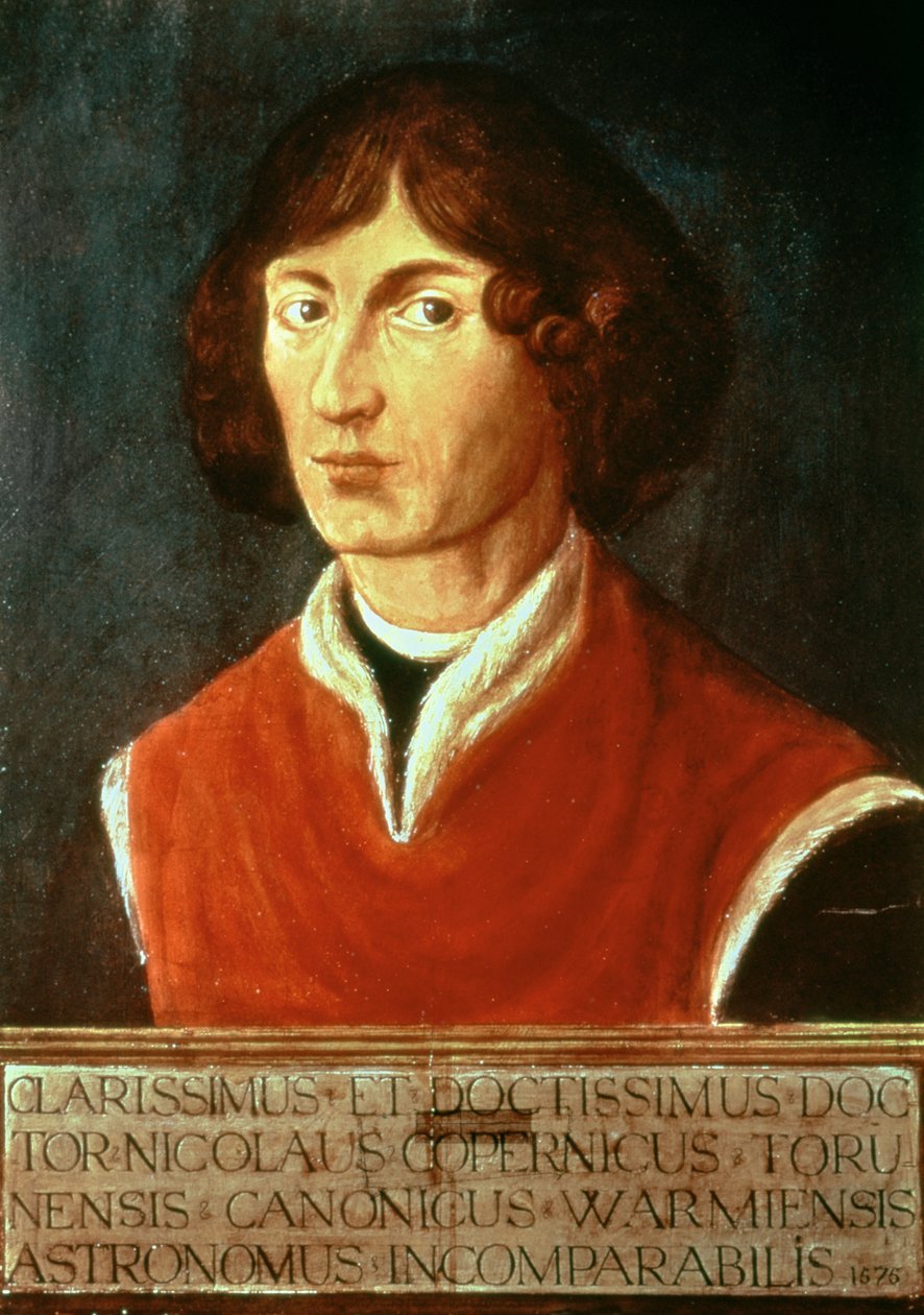 Portrét Andrea Mikuláše Koperníka (1473-1543) 1575 od Polish School