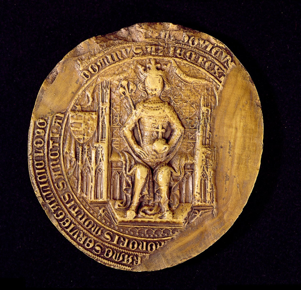 Pečeť Ludvíka I. (1326-82) Velikého, polského krále od Polish School