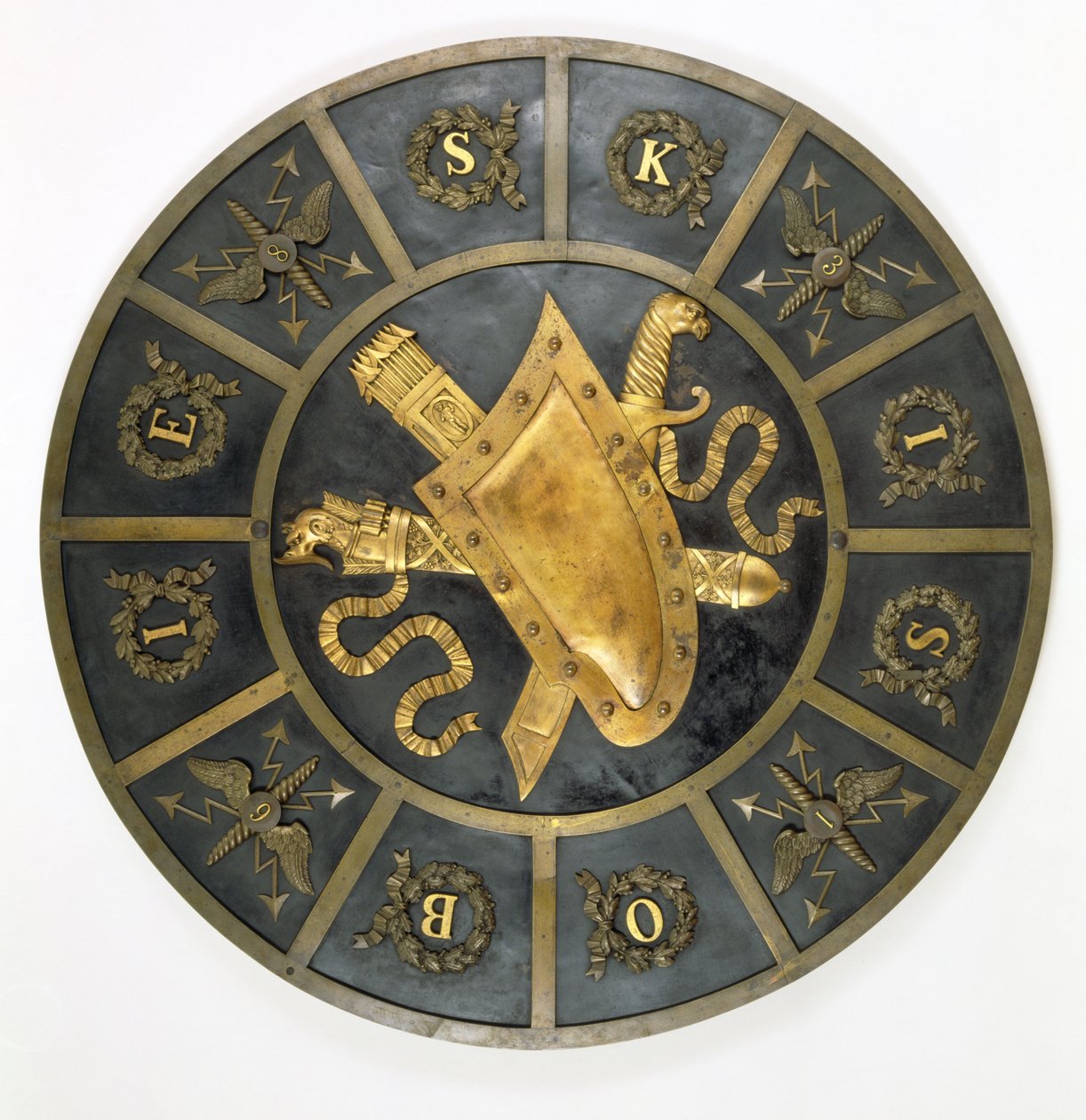 Štít na počest krále Jana Sobieského III (1629-96) (bronz) od Polish School