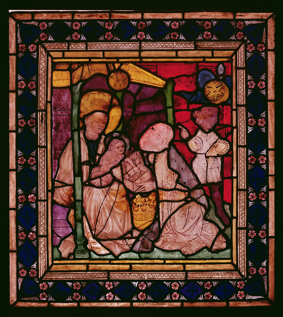 Klanění tří králů, 1430-40 od Polish School