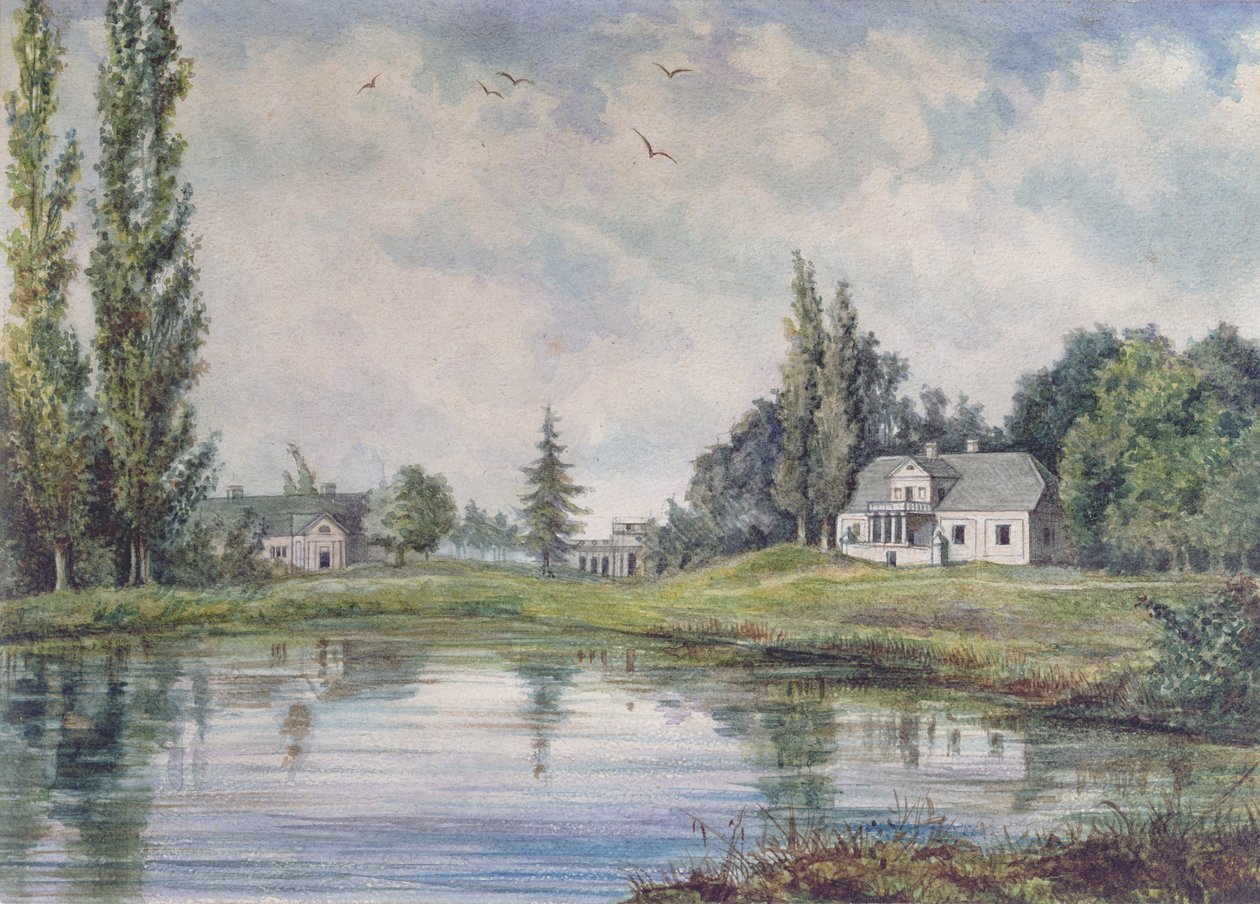 Rodiště Adama Bernarda Mickiewicze (1798-1855) v Zaosii od Polish School