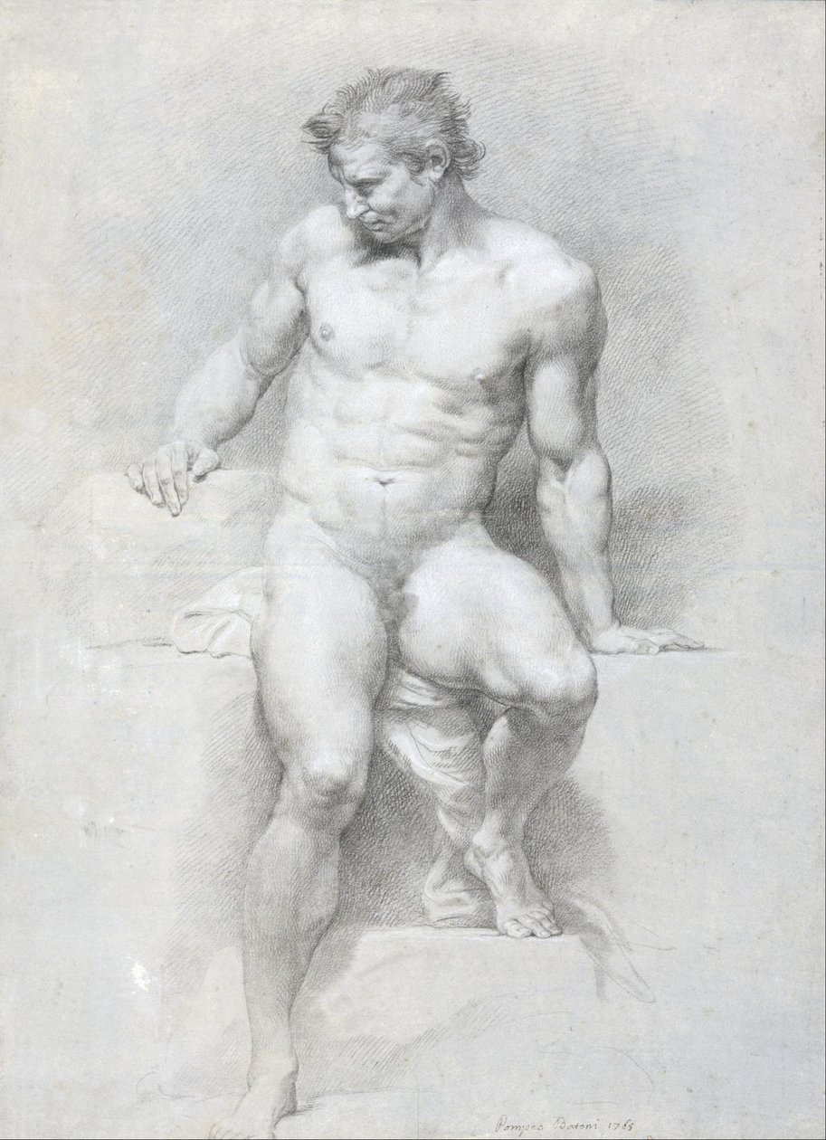 Akademický akt 1457 od Pompeo Girolamo Batoni